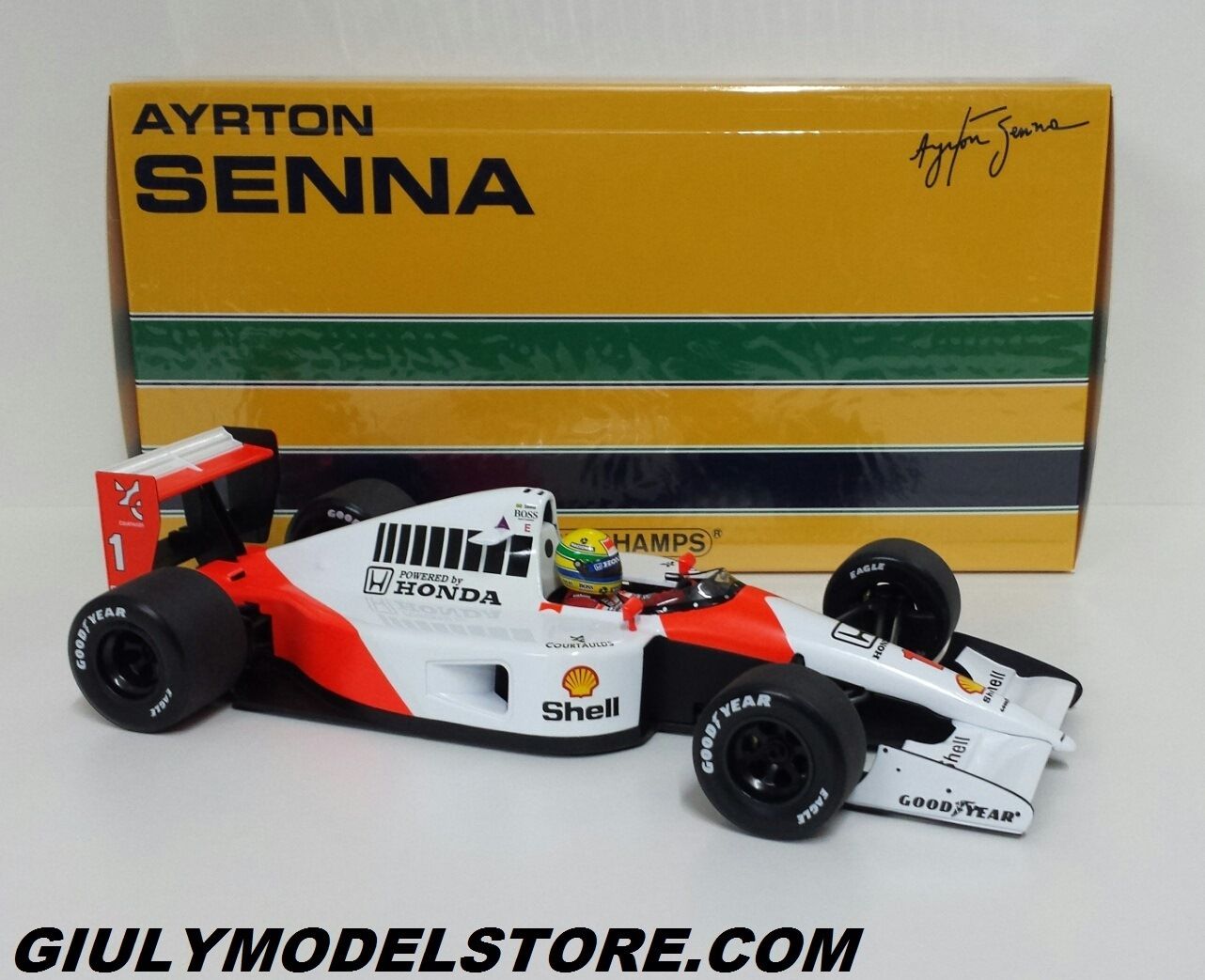 Auto Minichamps Ayrton Senna Mclaren Honda Mp World